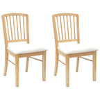 Esszimmerstühle 2 pcs Natur 50 x 52,5 x 91 cm