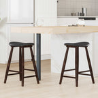 Esszimmerstühle 2 pcs Hellbraun 46 x 37 x 63 cm