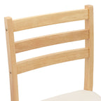 Esszimmerstühle 2 pcs Natur 40 x 47,5 x 99,5 cm