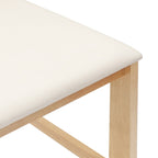 Esszimmerstühle 2 pcs Natur 40 x 47,5 x 99,5 cm