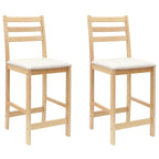 Esszimmerstühle 2 pcs Natur 40 x 47,5 x 99,5 cm