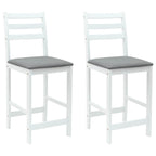 Esszimmerstühle 2 pcs Weiß 40 x 47,5 x 99,5 cm