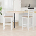 Esszimmerstühle 2 pcs Weiß 40 x 47,5 x 99,5 cm