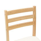 Esszimmerstühle 2 pcs Natur 40 x 47,5 x 99,5 cm