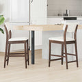 Esszimmerstühle 2 pcs Hellbraun 48 x 49 x 95 cm
