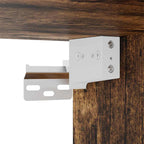 Badezimmermöbel-Set 3 pcs Geräucherte Eiche Holzwerkstoff