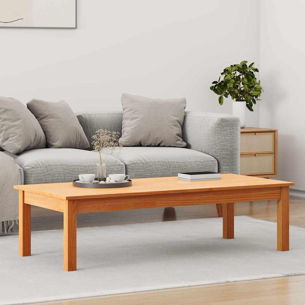Couchtisch Max Braun 110 x 50 x 30 cm Massives Kiefernholz