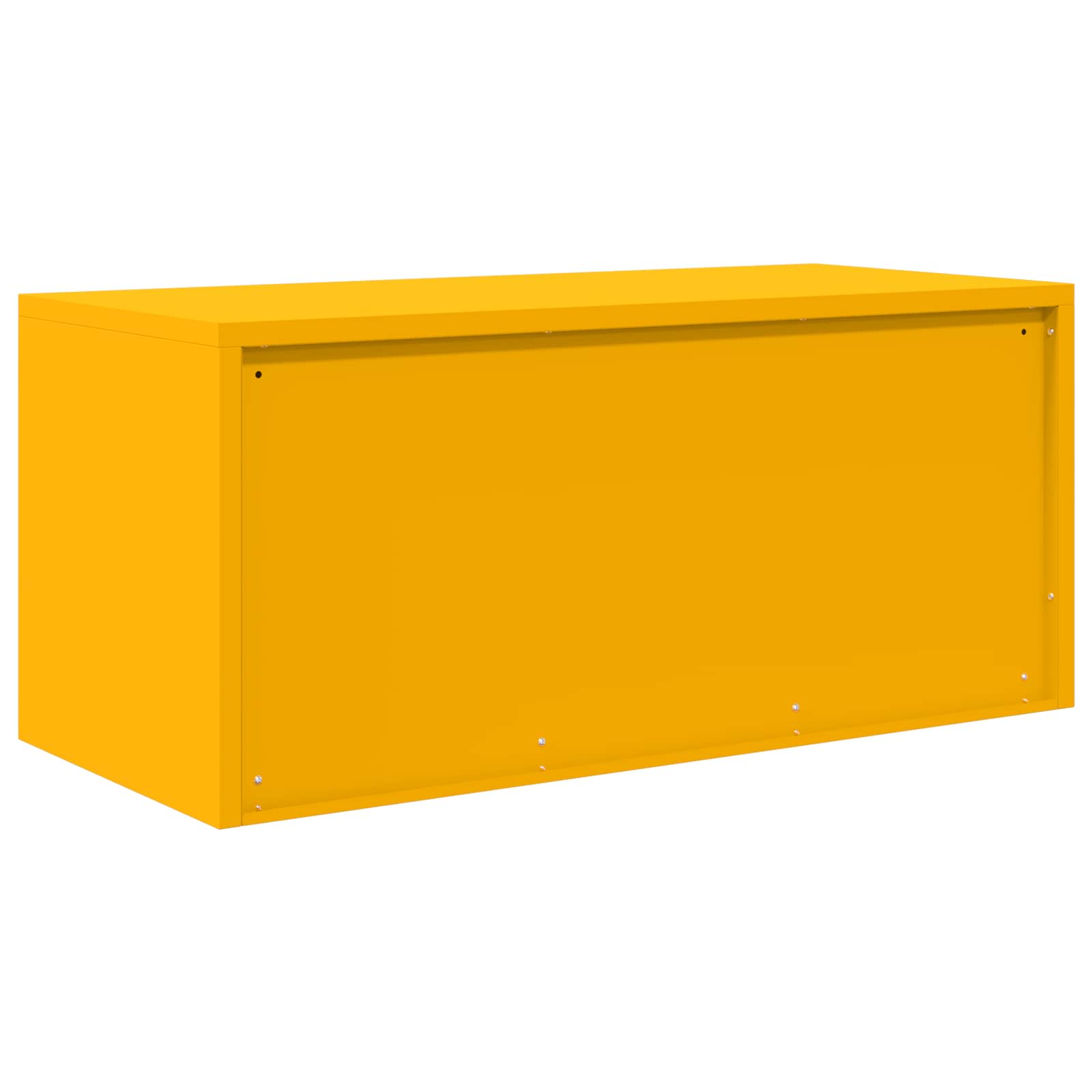 Aufbewahrungsschrank Senfgelb 90 x 40 x 40 cm Stahl