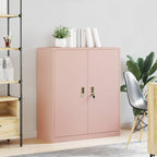 Aufbewahrungsschrank Rosa 90 x 40 x 105 cm Stahl