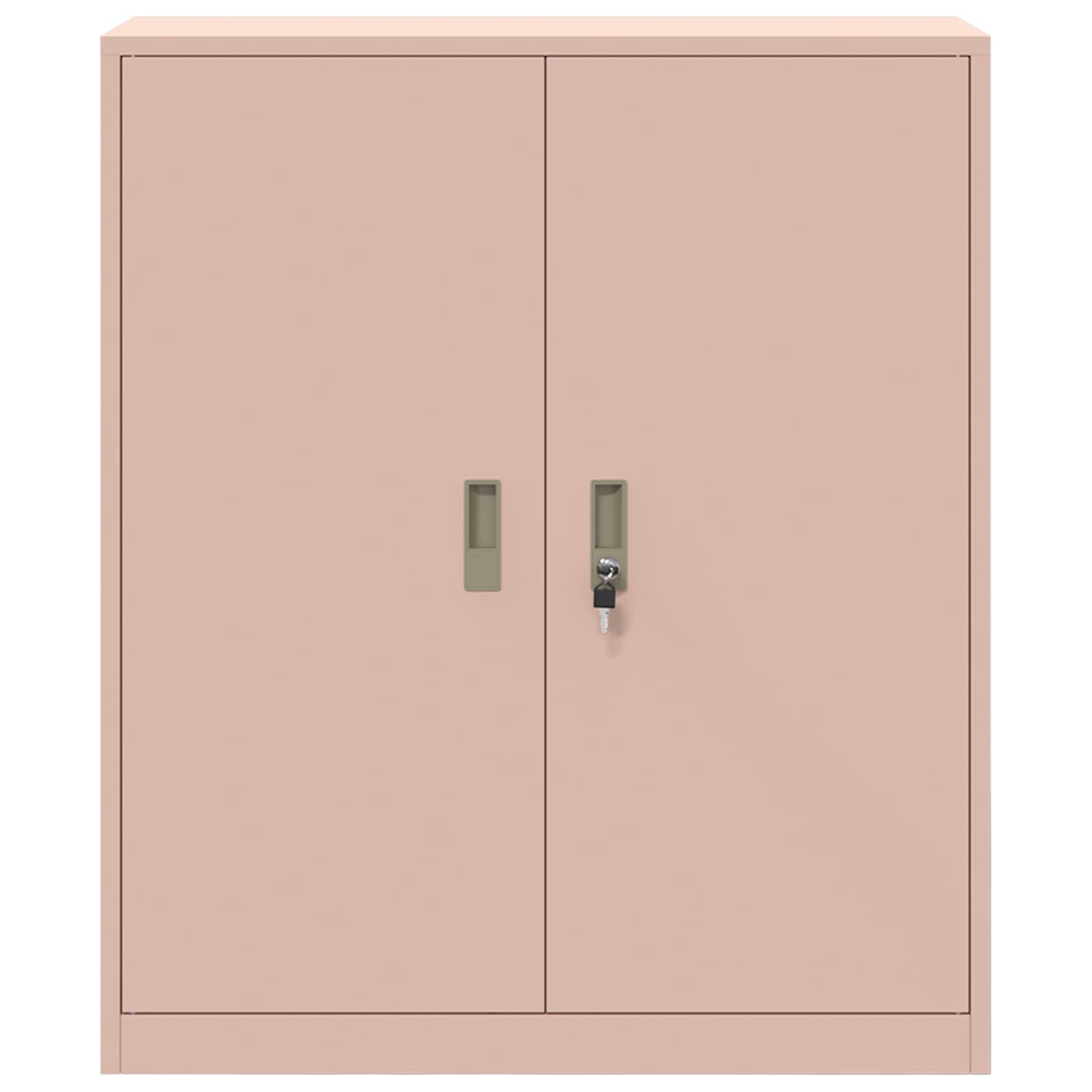 Aufbewahrungsschrank Rosa 90 x 40 x 105 cm Stahl