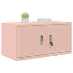Aufbewahrungsschrank Rosa 80 x 40 x 40 cm Stahl