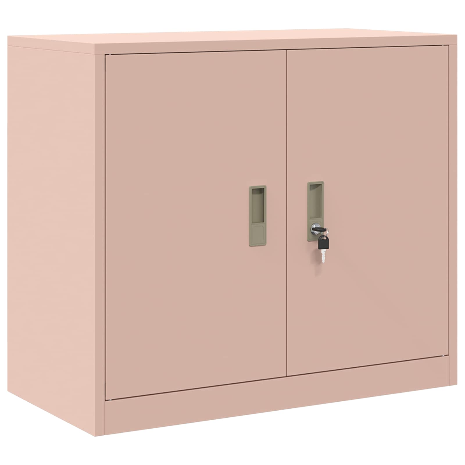 Aufbewahrungsschrank Rosa 80 x 40 x 70 cm Stahl