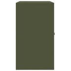 Aufbewahrungsschrank Olive Grün 80 x 40 x 70 cm Stahl