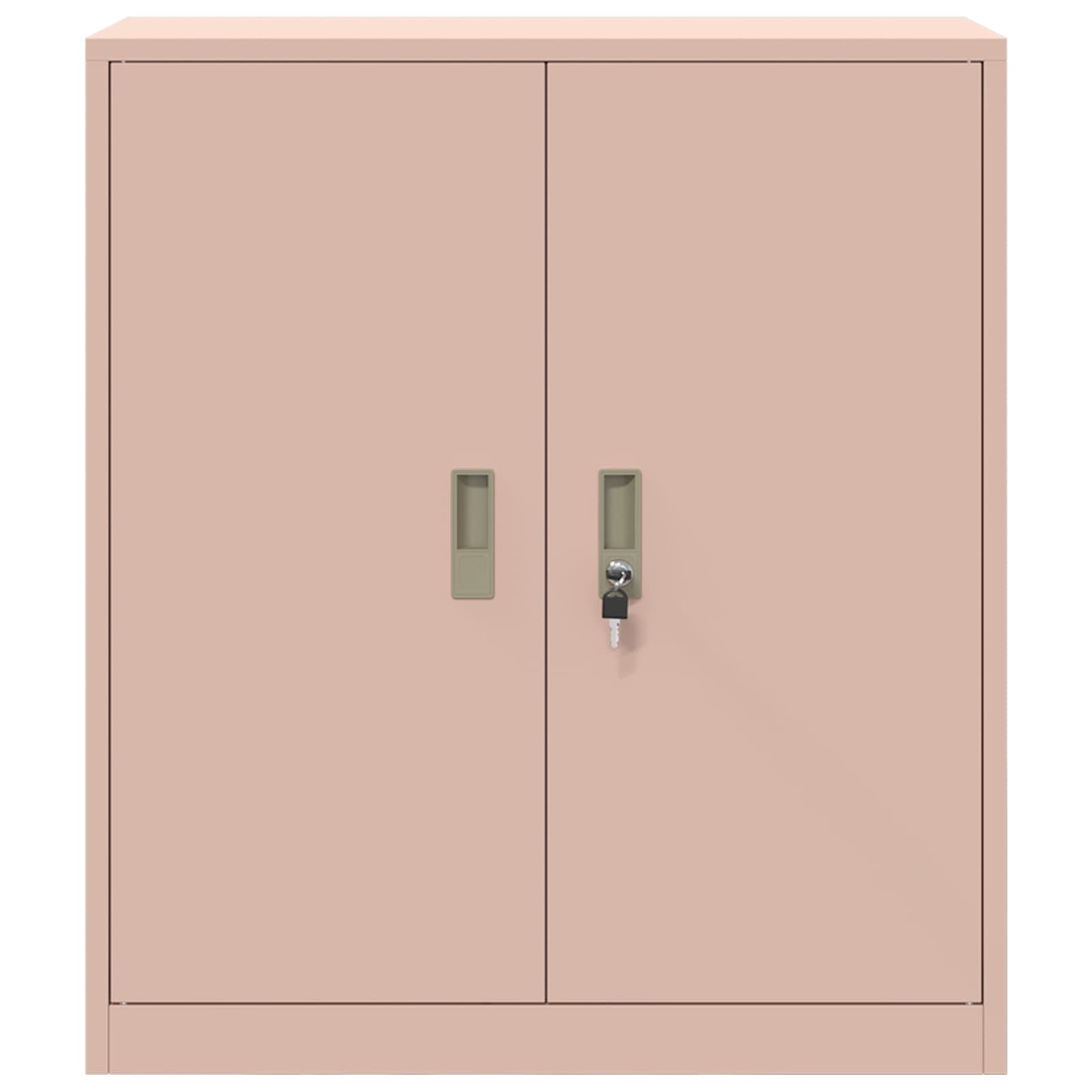 Aufbewahrungsschrank Rosa 80 x 40 x 90 cm Stahl