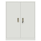 Aufbewahrungsschrank Weiß 80 x 40 x 105 cm Stahl