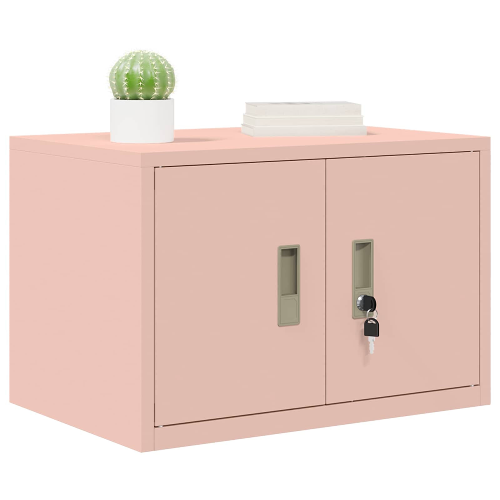 Aufbewahrungsschrank Rosa 60 x 40 x 40 cm Stahl