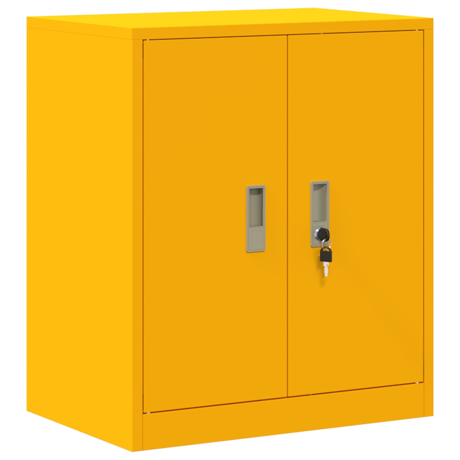 Aufbewahrungsschrank Senfgelb 60 x 40 x 70 cm Stahl