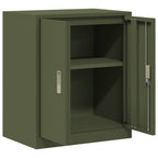 Aufbewahrungsschrank Olive Grün 60 x 40 x 70 cm Stahl