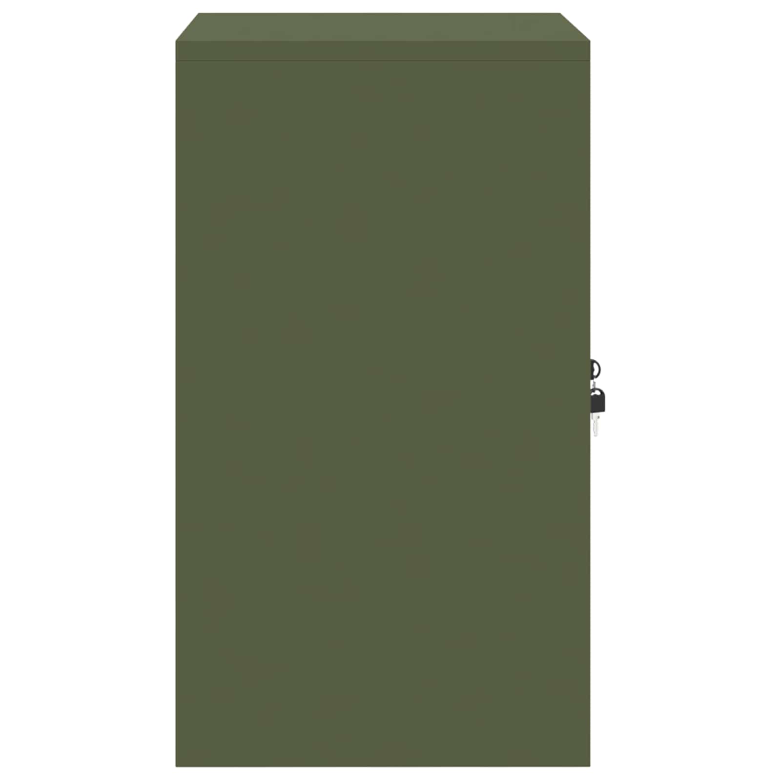 Aufbewahrungsschrank Olive Grün 60 x 40 x 70 cm Stahl