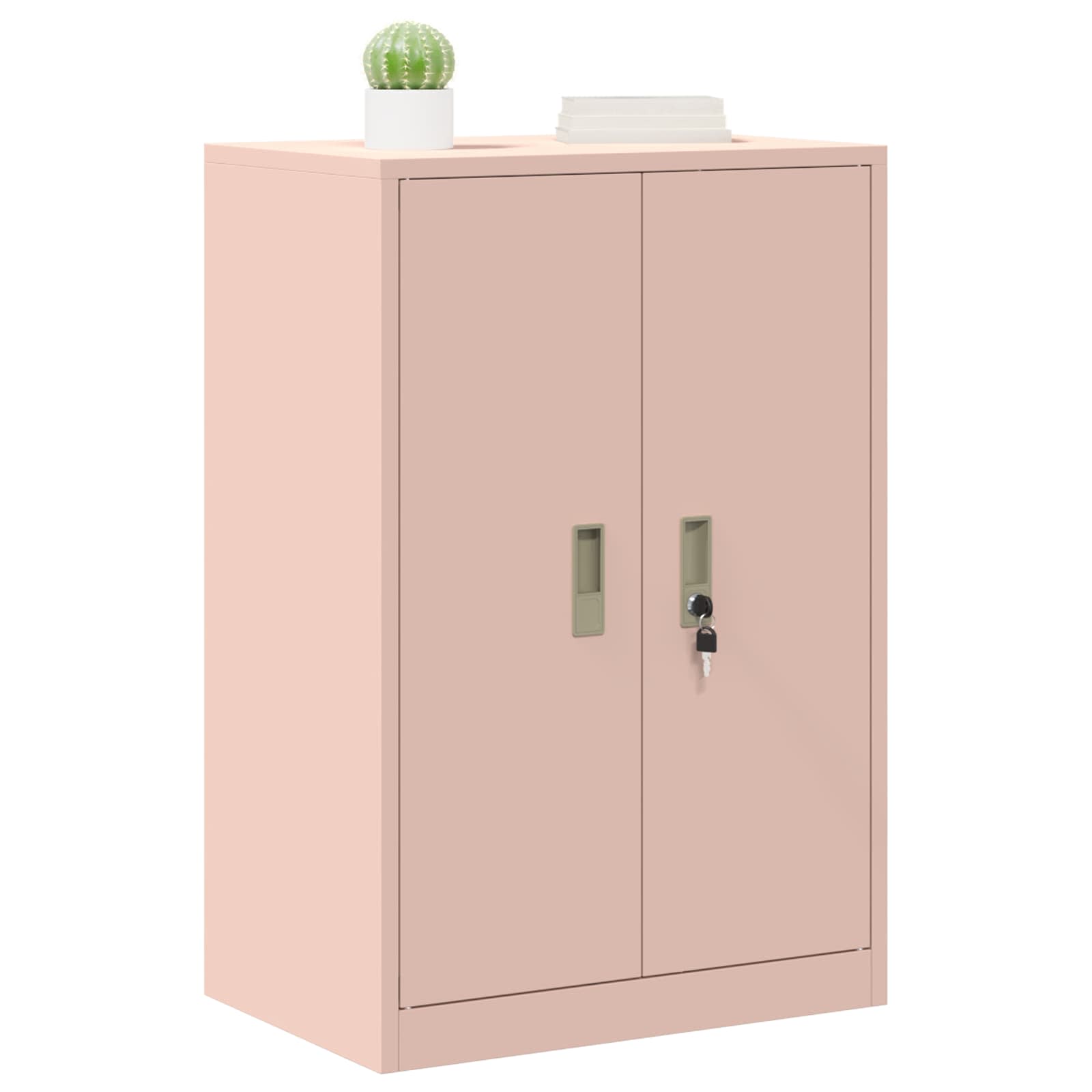 Aufbewahrungsschrank Rosa 60 x 40 x 90 cm Stahl