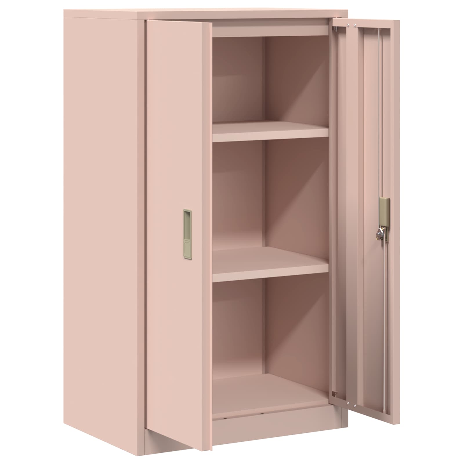 Aufbewahrungsschrank Rosa 60 x 40 x 90 cm Stahl