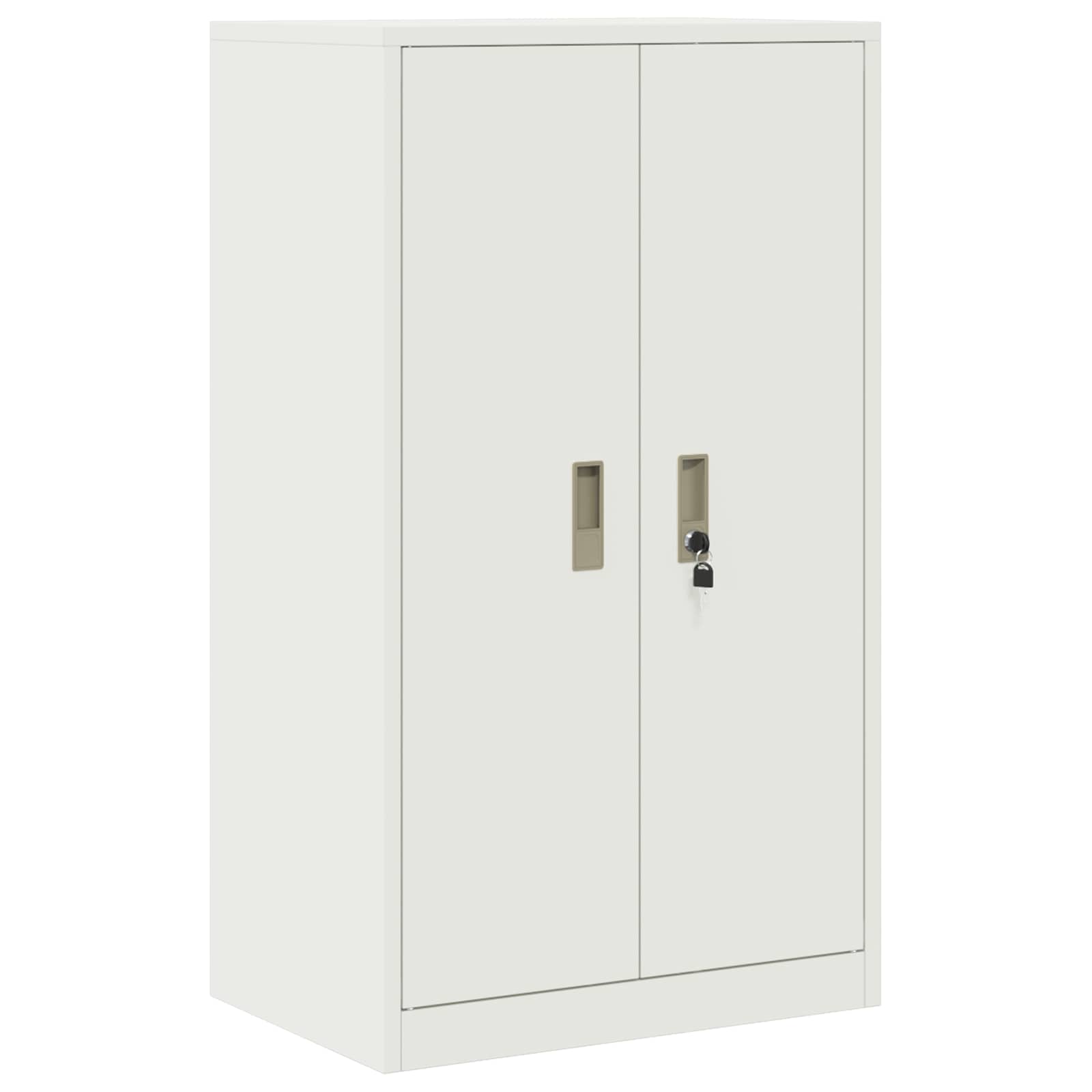 Aufbewahrungsschrank Weiß 60 x 40 x 105 cm Stahl