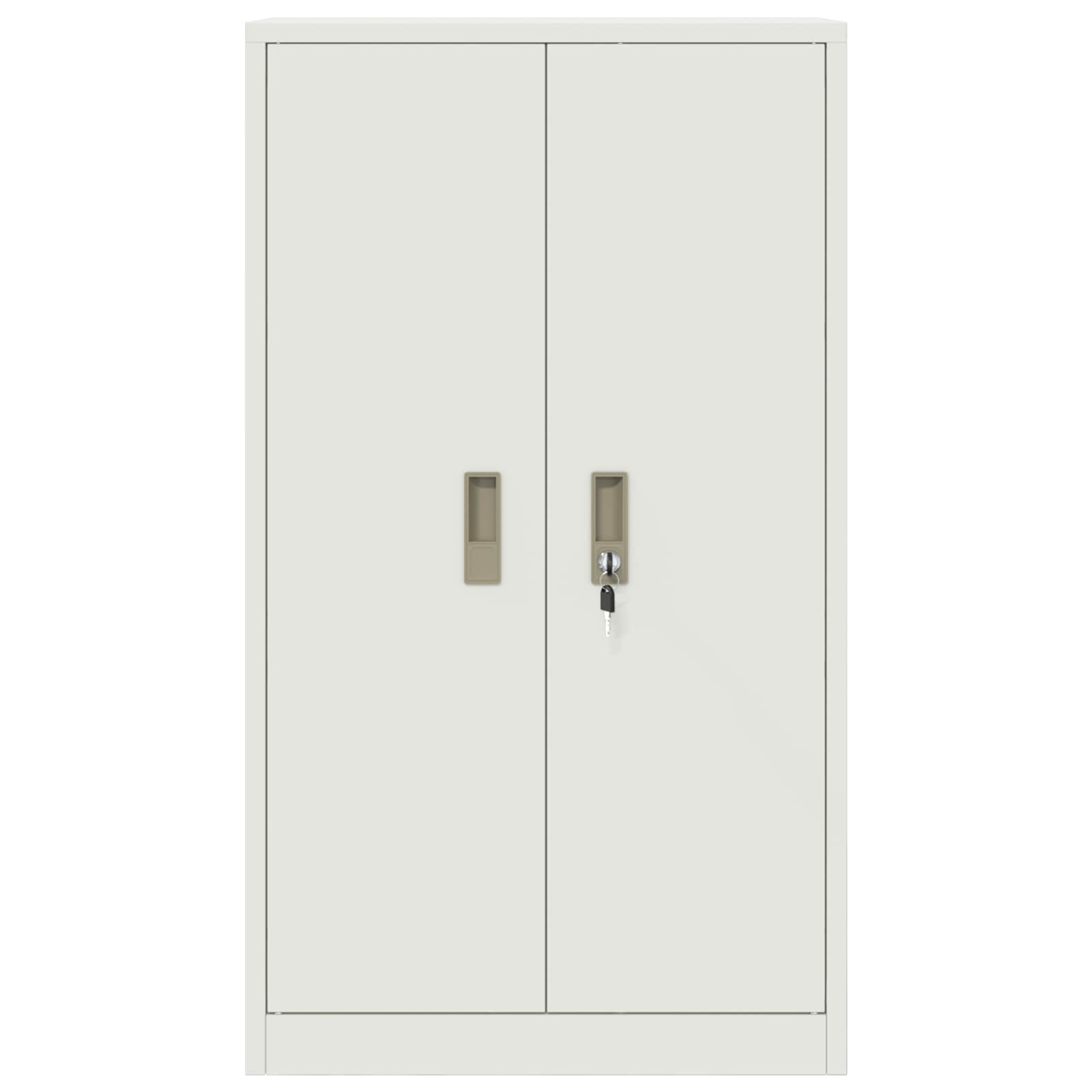 Aufbewahrungsschrank Weiß 60 x 40 x 105 cm Stahl