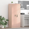 Aufbewahrungsschrank Rosa 60 x 40 x 140 cm Stahl
