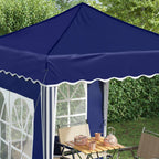 Pop-up Partyzelt 195 x 195 x 245 cm Blau Oxford-Stoff