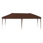 Pop-up Partyzelt 575 x 290 x 245 cm Braun