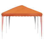 Pop-up Partyzelt 575 x 290 x 245 cm Orange