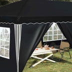 Pop-up Partyzelt 575 x 288 x 245 cm Antrazit
