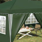 Pop-up Partyzelt 575 x 288 x 245 cm Grün