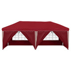 Pop-up Partyzelt 575 x 288 x 245 cm Bordeauxrot