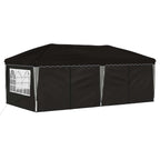 Pop-up Partyzelt 575 x 288 x 245 cm Schwarz