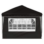 Pop-up Partyzelt 575 x 288 x 245 cm Schwarz