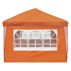Pop-up Partyzelt 575 x 288 x 245 cm Orange