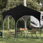 Pop-up Partyzelt 194 x 194 x 245 cm Schwarz
