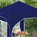 Pop-up Partyzelt 192 x 192 x 245 cm Blau