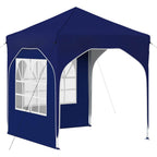 Pop-up Partyzelt 192 x 192 x 245 cm Blau