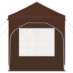 Pop-up Partyzelt 192 x 192 x 245 cm Braun