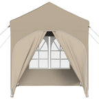 Pop-up Partyzelt 192 x 192 x 245 cm Creme