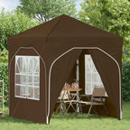 Pop-up Partyzelt 192 x 192 x 245 cm Taupe