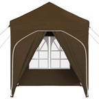 Pop-up Partyzelt 192 x 192 x 245 cm Taupe
