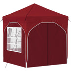 Pop-up Partyzelt 192 x 192 x 245 cm Bordeauxrot