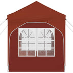 Pop-up Partyzelt 192 x 192 x 245 cm Terrakotta