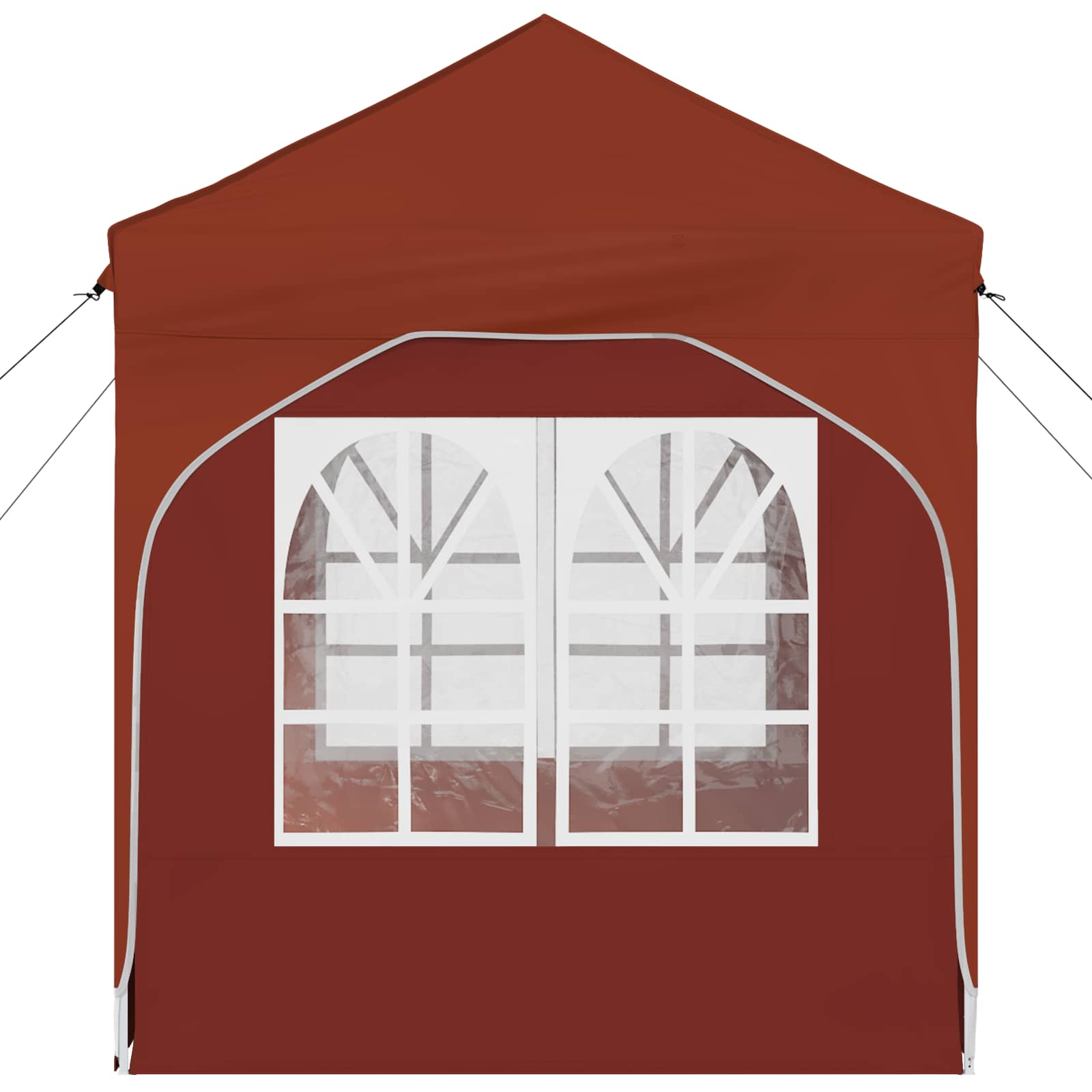 Pop-up Partyzelt 192 x 192 x 245 cm Terrakotta
