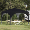 Pop-up Partyzelt 290 x 290 x 245 cm Antrazit