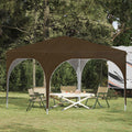 Pop-up Partyzelt 290 x 290 x 245 cm Taupe
