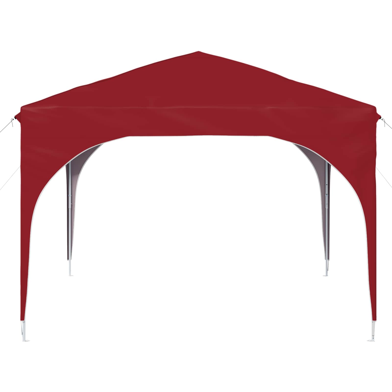 Pop-up Partyzelt 290 x 290 x 245 cm Bordeauxrot